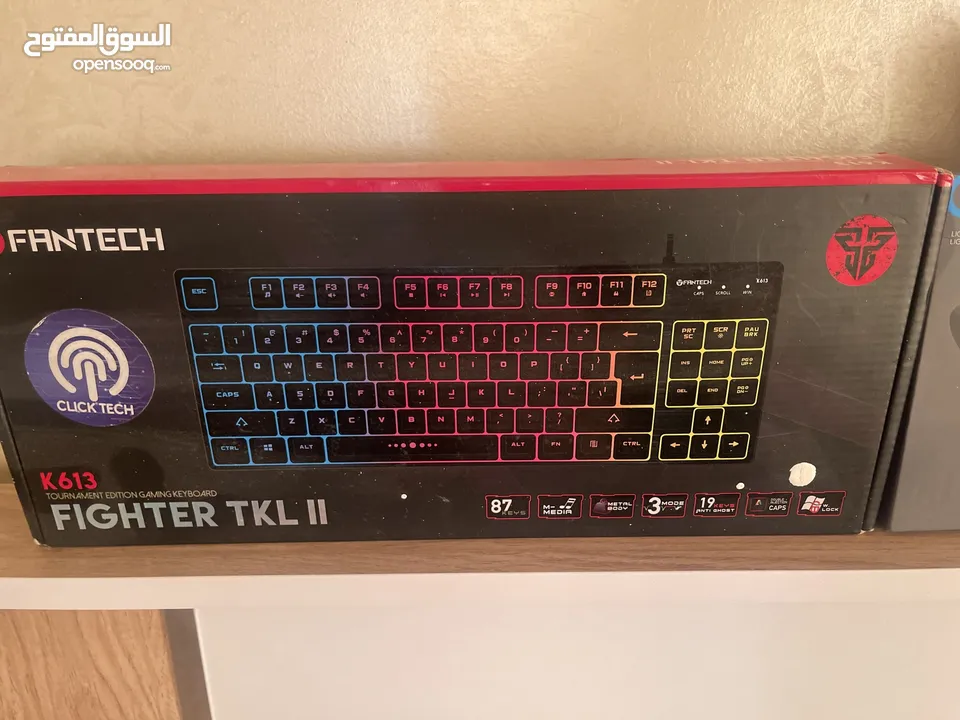 سماعة فانتك اصلية CAPTAIN 7.1  كيبورد فانتك اصليk613  ماوس اصلي G10