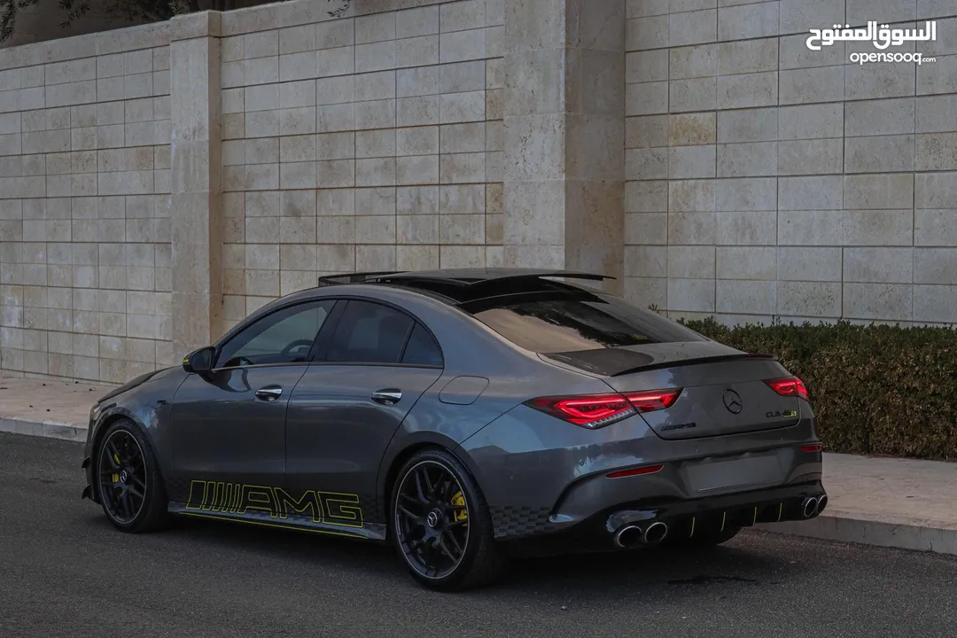 2022 Mercedes Amg Cla45s Clean title  excellent condition ( عقد صيانة بلوكالة)