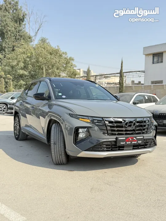 هونداي توسان NLine ترخيص 2022 محرك 1600 هايبرد plug in/يقطع على الشحنه 65 كيلو متر  271 حصان