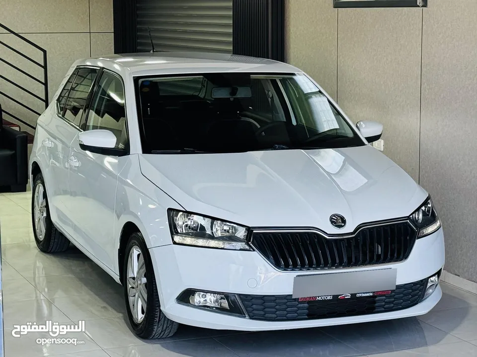 سكودا فابيا ترخيص 2021 إضافات مميزة  شركة الوكيل التجارة السيارات