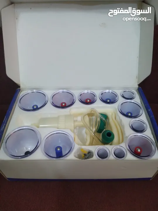 علبة أدوات حجامة غير مستخدمة
