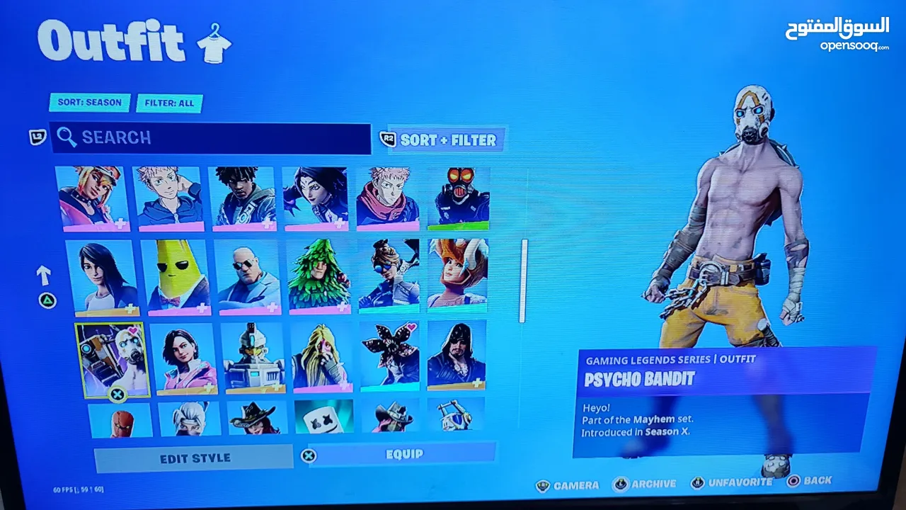 PS4 with Fortnite account