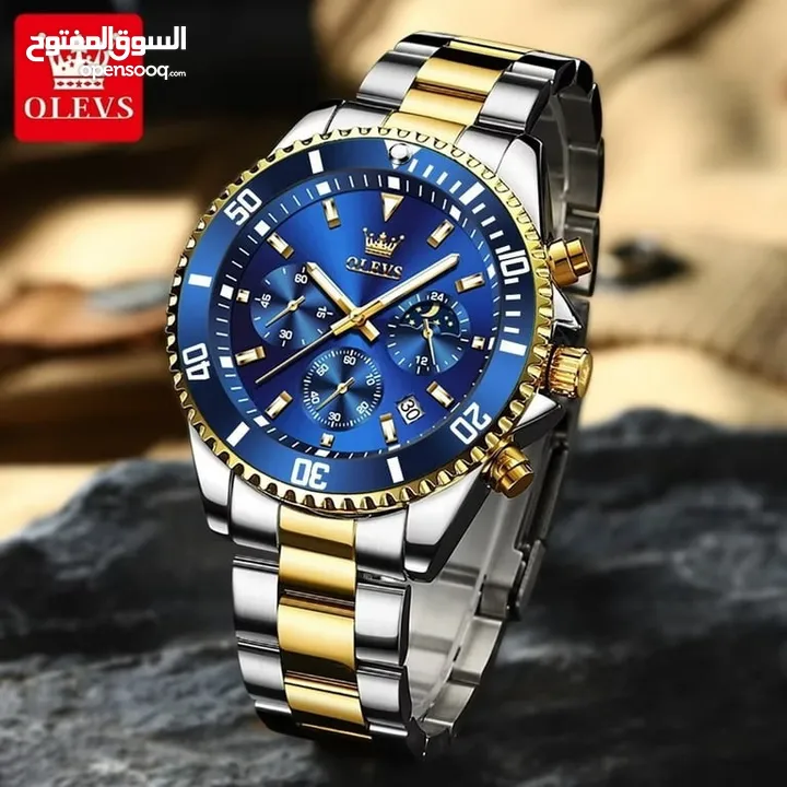 تخفيض 50% ساعه مميزه اصليه لعشاق الفخامه من ماركة olevs