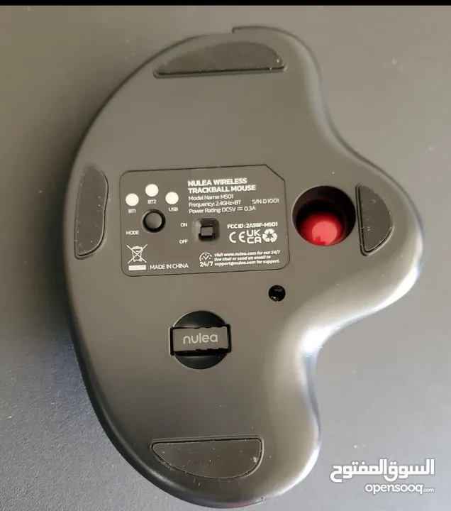 nulea m 512 wireless trackball mouse