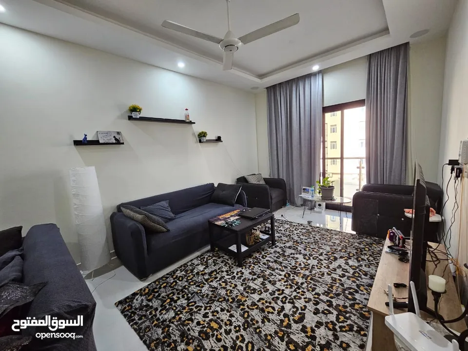Iuxurious fancy furnished 2 bedrooms in Alameen area with Free WiFi, pool and 2 gyms.