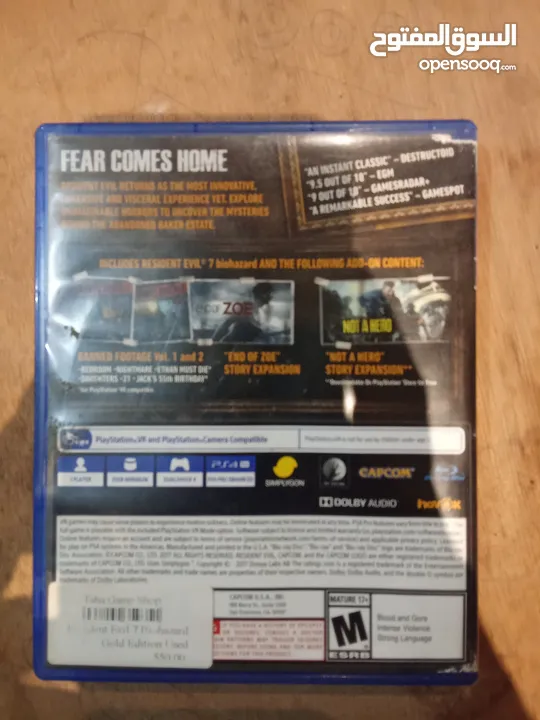 اسطوانه Resident Evil / Playstation 4