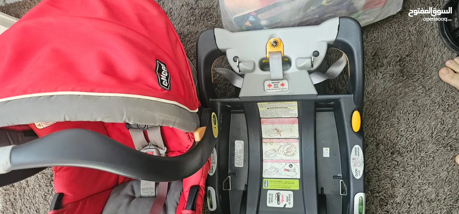 كرسي سيارة للاطفال كارسيت car seat ماركة اوربي تشيكو اصلي