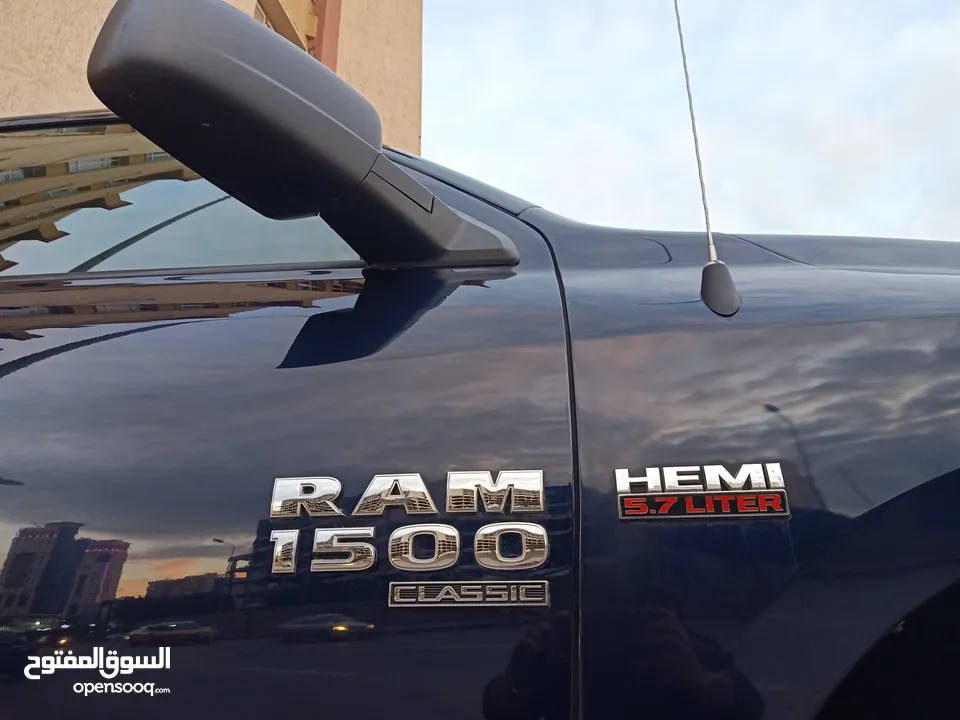 دودج رام 1500 محرك HEMI 5.7  موديل 2019 قابينه وحده وصندوق طويل