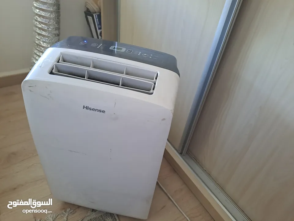 مكيف هاي سنس متنقل 1 طن بارد ساخن تبريد قوي جدا