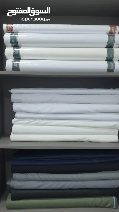 خامات لخياطة الثياب الرجالية (جديدة و مستخدمة)