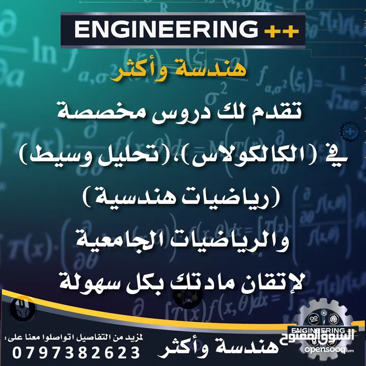 رياضيات وفيزياء لطلبة الجامعات الاردنية والألمانية، كالكولاس 1 + 2 + 3 تحليل وسيط, فيزياء 1 + 2