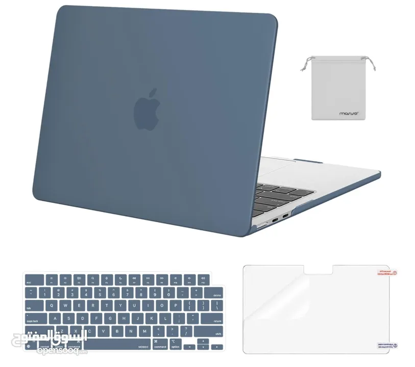 غلاف ماك بوك مع اكسسواراته  MacBook Air 13 inch case