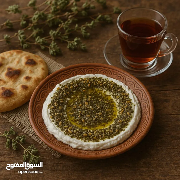 زعتر بيتي فاخر غني بالمكسرات والشوفان