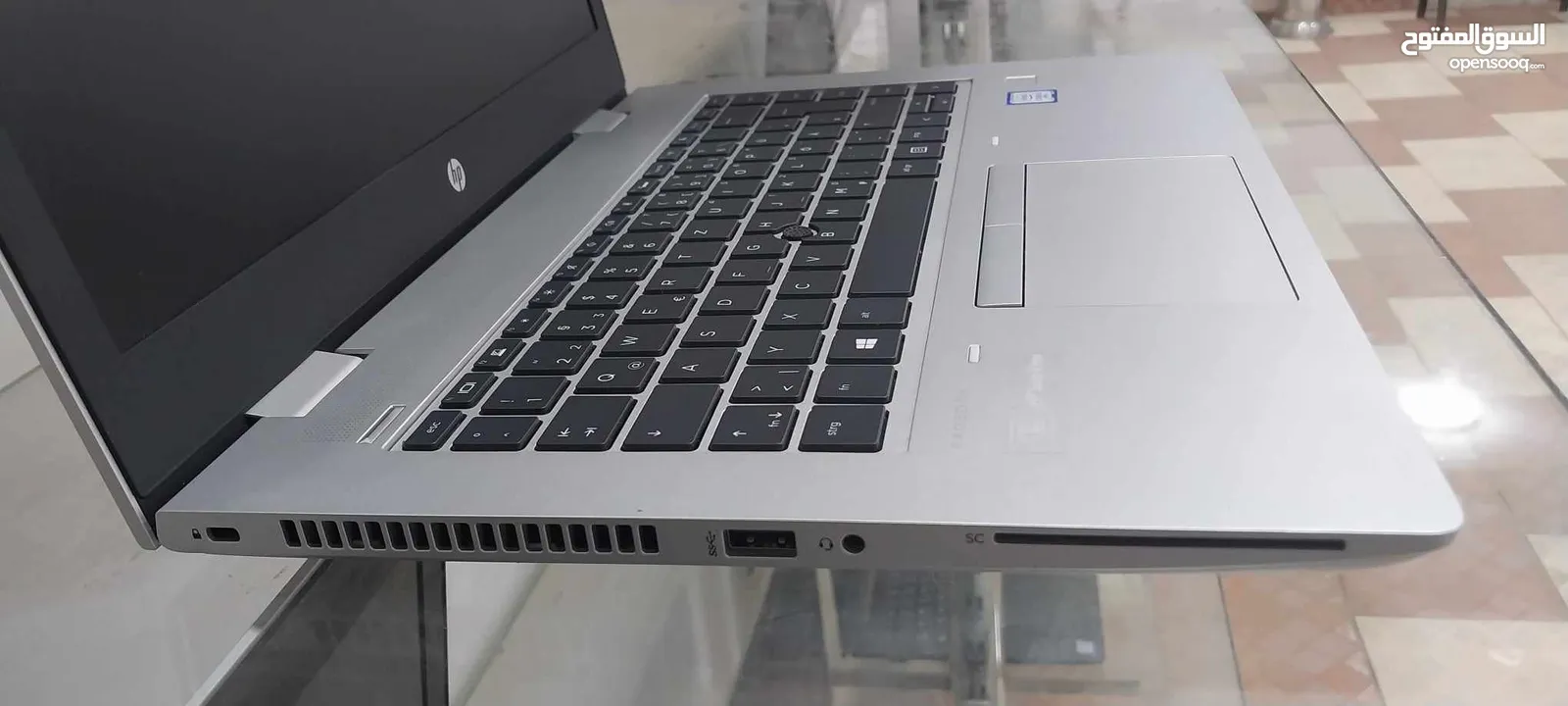 Hp 640 G5 (i5) الجيل التامن برام 16 جيجا فضي اللون شيك جدا و يشيل هاردين