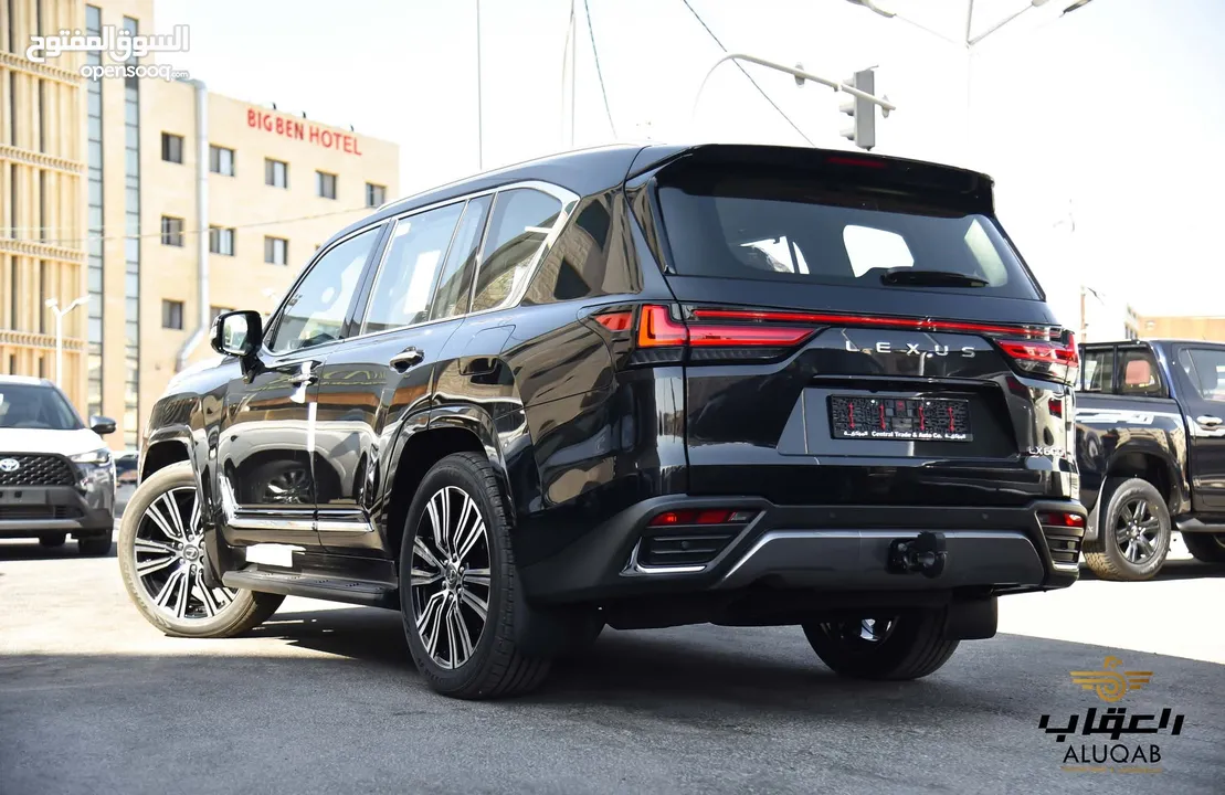 لكزس LX600 2024 وارد الوكيل عداد زيرو فاخرة لون اسود مميز