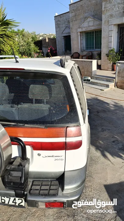 هيونداي سانتامو 1997 بحال الشركة وكالة، سيارة عائلية ممتازة جدا 7 ركاب