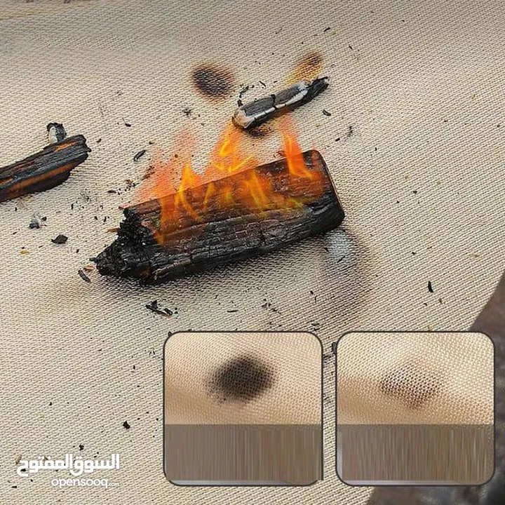 سجادة الارجيلة والصوبة المقاومة للحرارة غير قابلة للاشتعال ملمس حريري ناعم