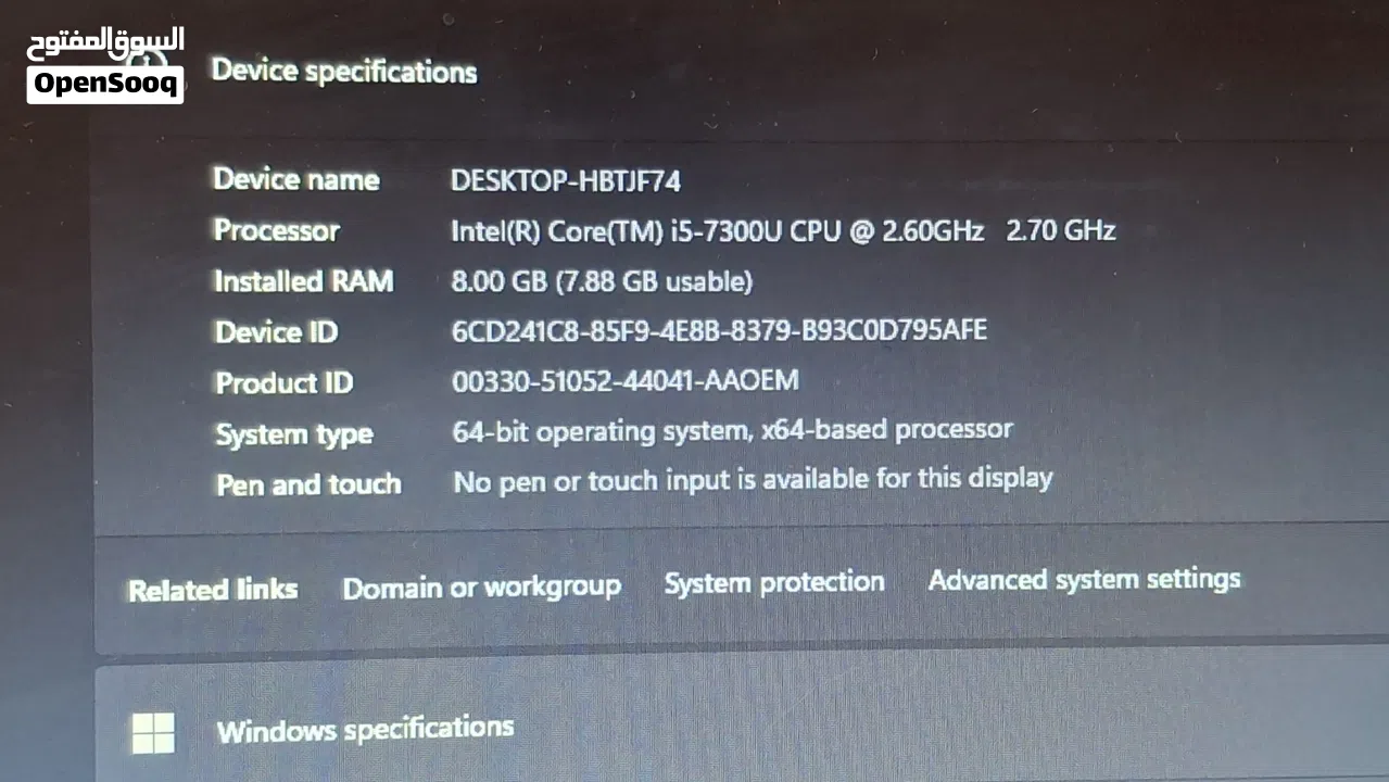 REFURBISHED - Dell Latitude 5480 I5 7300U 8GB Ram