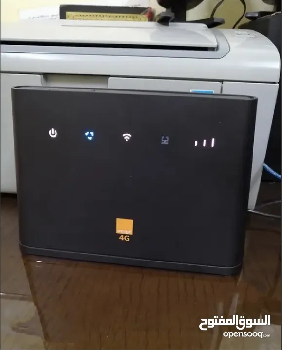 جهاز راوتر مع فلاشة انترنت اورانج 4G للكمبيوتر والابتوب