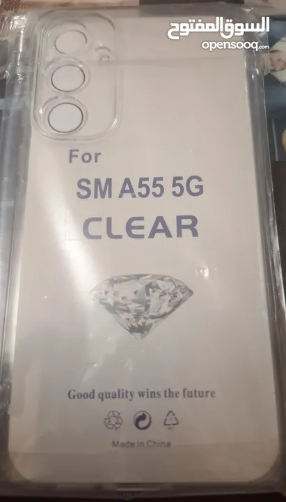 "NEW"Cover for SAMSUNG A55 5G  BUSINESS COVER (CLEAR"ENCLOSED"