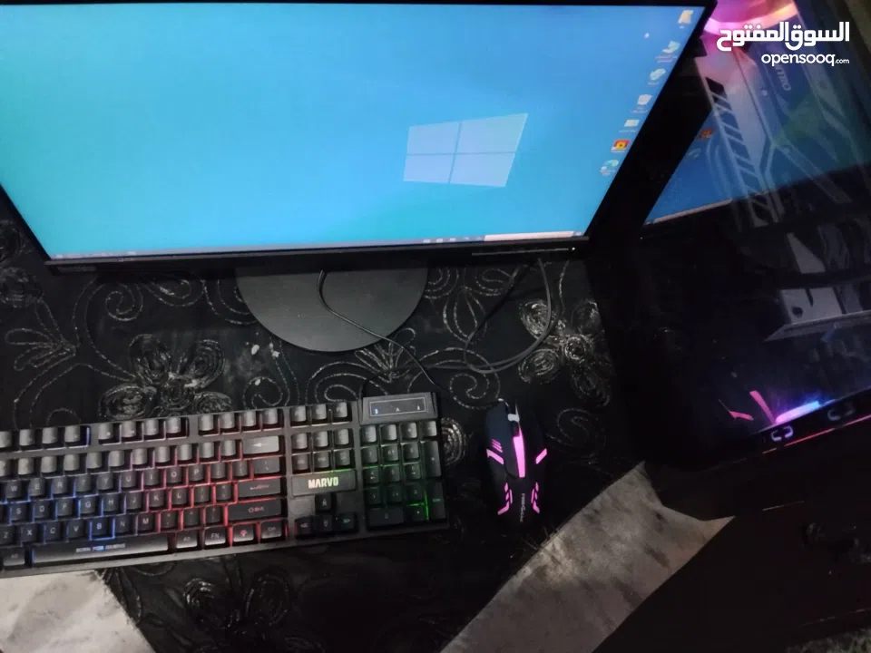 كمبيوتر للبيع المذربورد: GIGABYTE GA-H81M-S2PV الرام: RAM 16 GB كرت الشاشة: SAPPHIRE RX 580 4GB