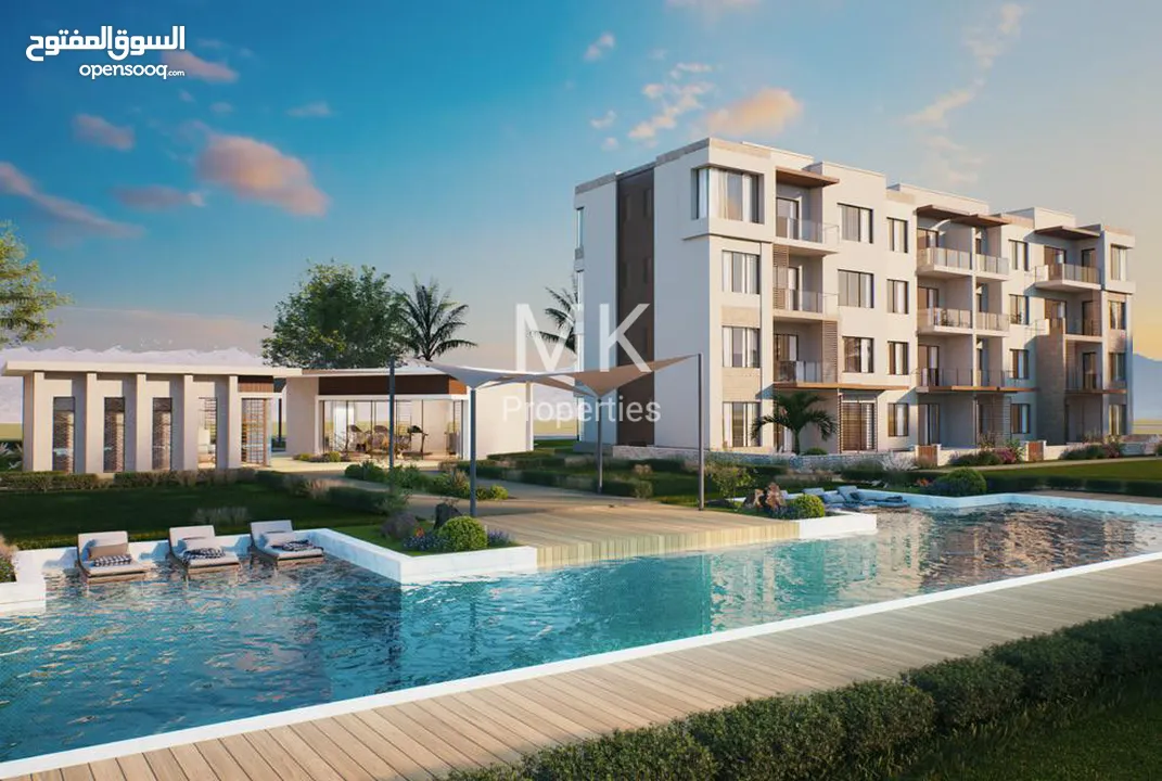 شقة فاخرة للبيع في جبل سيفة/ تقسیط 4سنوات Luxury apartment for sale / Jebel Sifah / 4 years install