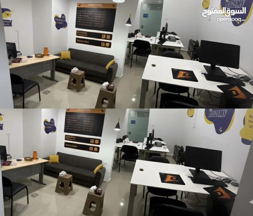 يوجد مساحة في مكتب للايجار  تصلح لجميع الاستعمالات