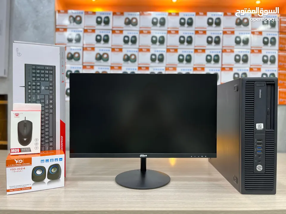 أجهزة كمبيوتر كامله RAM 16GB مع شاشة جديده  حرقنا الأسعار