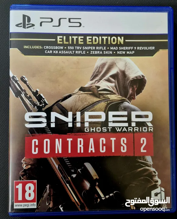 سيديات بلايستيشن 5 بحالة الوكالة العاب ممتازة  ghost ps5 sniper ps5 crash ps5 ......................