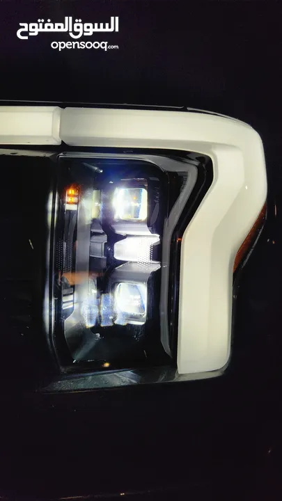f150 lightning 2022 lariat fully loaded فحص كامل