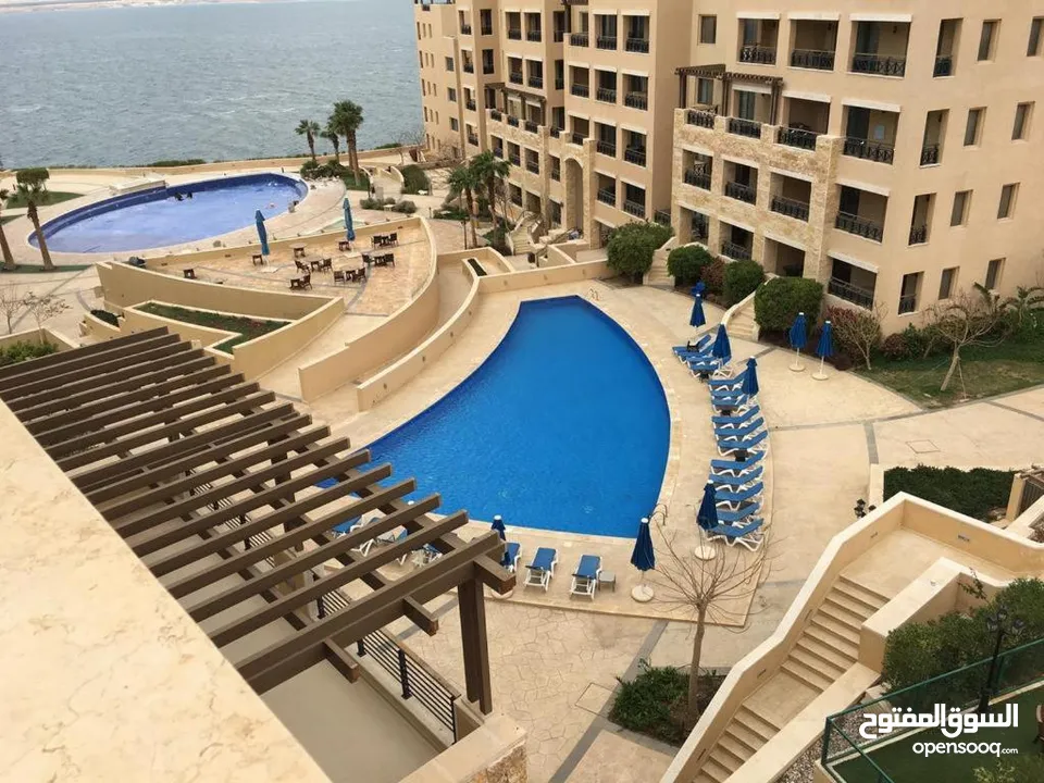 Beautiful 1 bedroom apartment with large terrace in Samarah resort in the Dead Sea
