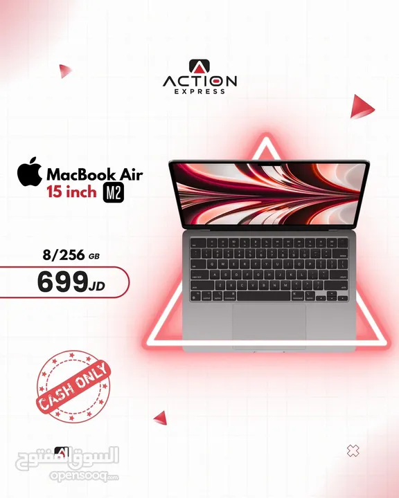 MACBOOK AIR M2  15INCH 8RAM 256GB