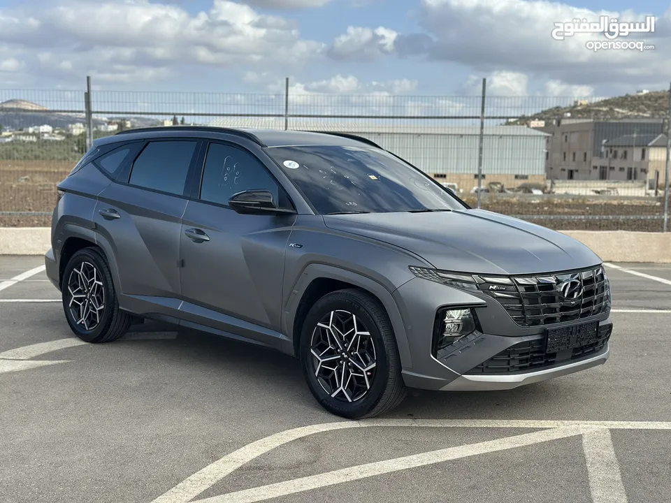 هونداي توسان N-Line    2023/ فل الفل بدون فتحة سقف بانوراما  فل مسكر
