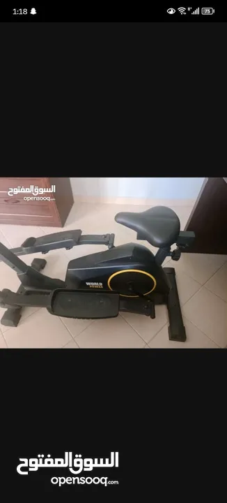 جهاز رياضة روك عالواقف والقاعد  لم يستخدم لفترات طويلة نوعية أمريكي world fitness البيع لضيق المكان