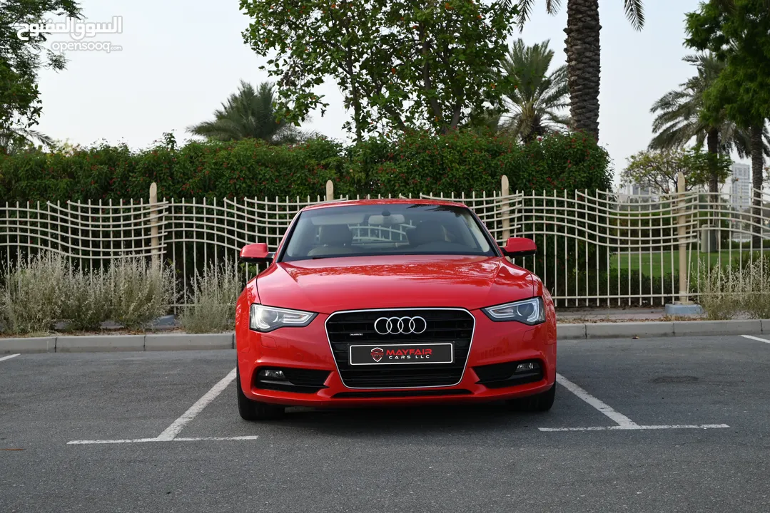 0% DP - FSH - AUDI A5 COUPE 4WD - GCC SPECS - FIRST OWNER