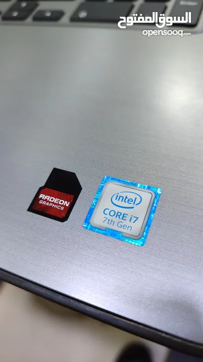 جيل سابع كور i7 رام 8 كارت خارجي 4 GB هارد 256 SSD قابل للتطوير