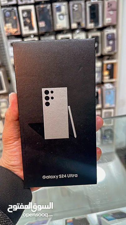 Samsung S24 Ultra  12 RAM  256GB    NEW جديد  مكفول سنة