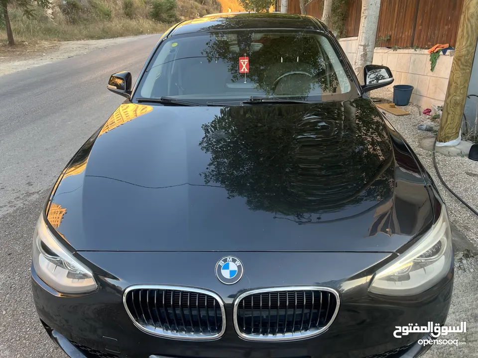 سيارة بي ام دبليو المانية من طراز BMW116i موديل 2016 \ ترخيص 2015