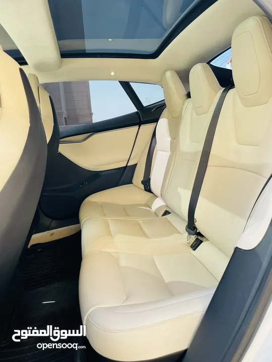 تيسلا موديل S 100D موديل 2018 بانوراما متحركة ، السيارة بحالة الوكالة Tesla Model S100D