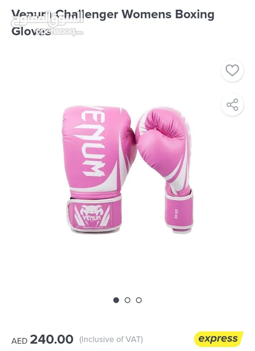 Venum Challenger Womens Boxing Gloves with ufc mma gloves