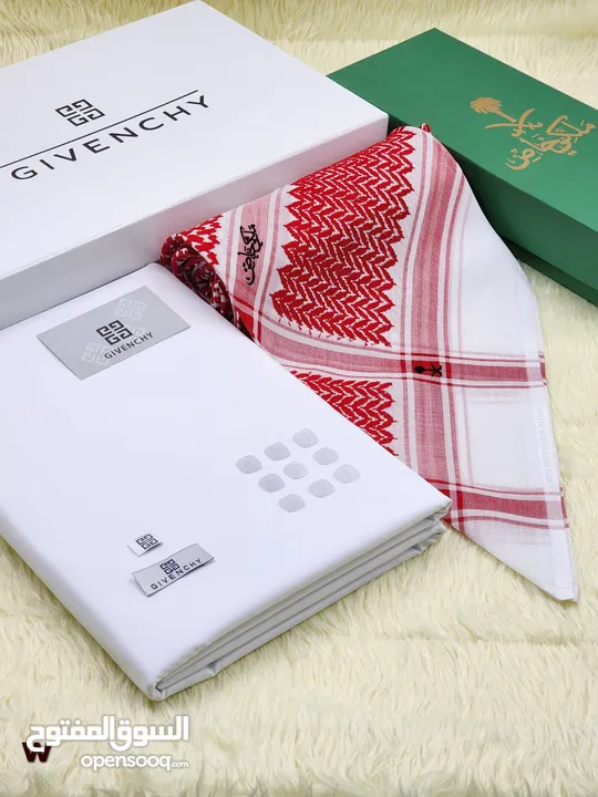 عرض خاص اطقم جديده اصدارات 2025 قماش مع الشماغ كارتير مونت بلانك اقنر جفنشي ملكي خاص مع المرفقات.