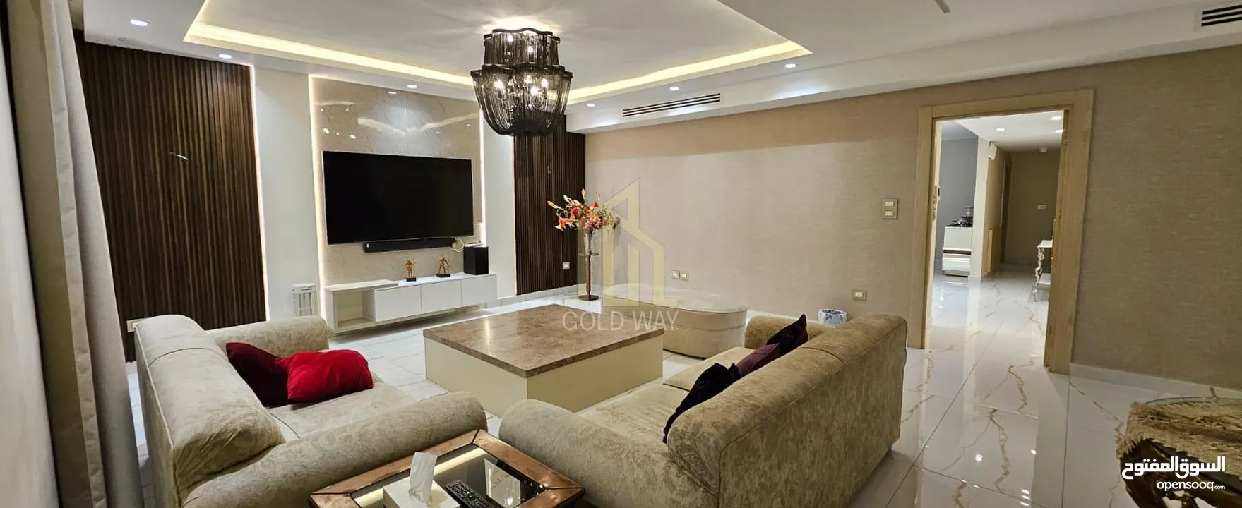 بمواصفات فلل شقة أرضية 400م مع حديقة 300م في أرقى مناطق دير غبار بتشطيبات راقيه/ ref 7070