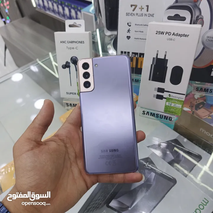 مستخدم نظيف samsang s21 plas 5g 16ram 256g امريكي وعربي