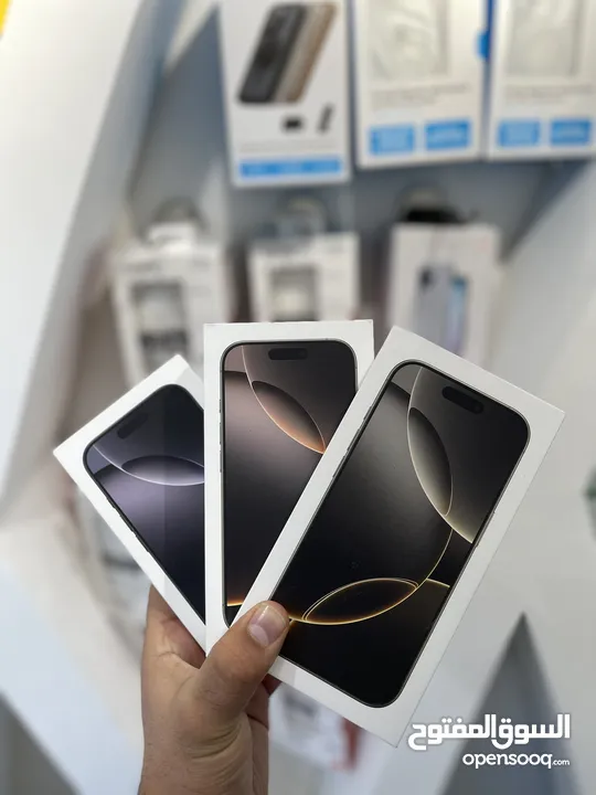 iPhone 16 pro 128GB    ‏NEW NO AVTIVE  جديد بالكرتونة وارد شرق اوسط  كفالة الوكيل estore