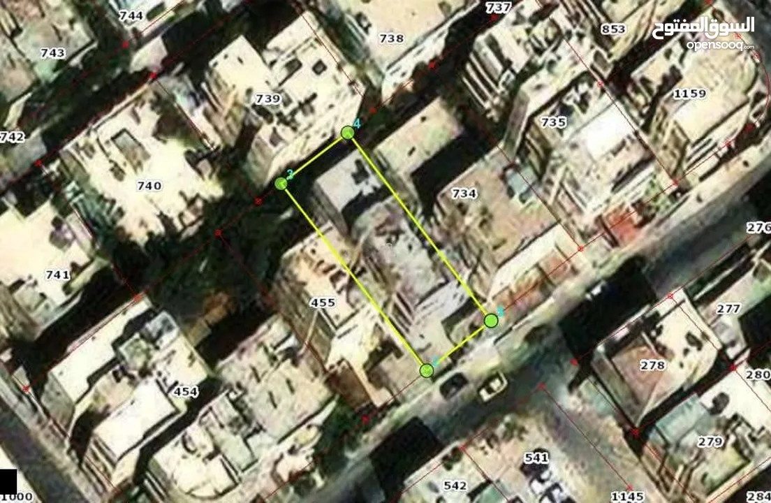 REF 82 تملك عمارة استثمارية للبيع في حي شاكر قريبة من حي الحسين بمساحة 425م