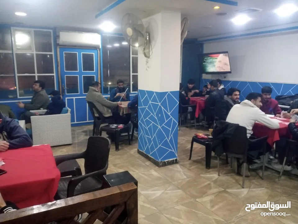 مقهى مجهز للبيع لعدم التفرغ  7000 دينار