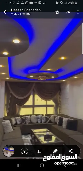شقة بجانب المركز الجماهيري شارع المطار