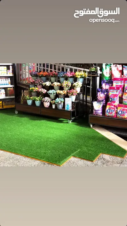 عشب صناعي وموكيت وسجاد ومحاربيب جوامع وجداري