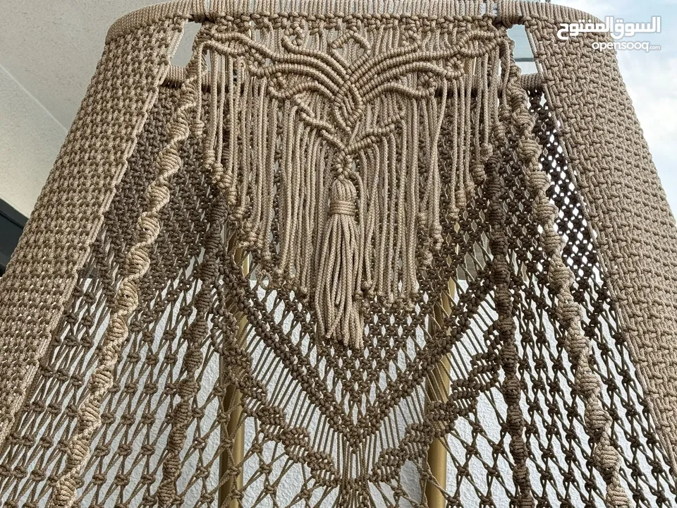 ‏Handmade unique macrame swing