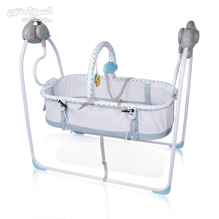 سرير هزاز كهربائي للاطفال حديثي الولادة